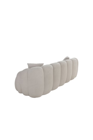 Canapé - Beige - 3 places - En tissu texturé