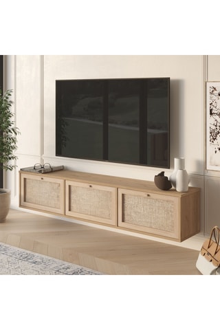 Meuble TV 3 abattants - 180 x 36 x 32 cm