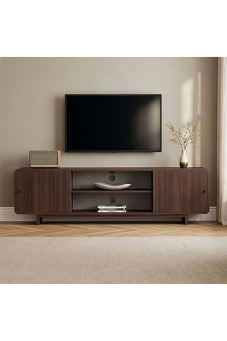 Meuble TV 2 portes - 180 x 52 x 34 cm