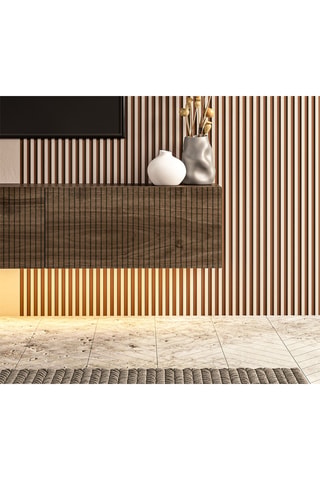Meuble TV 3 portes - 180 x 31,4 x 28,6 cm