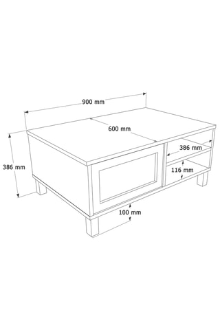 Table - 90 x 60 x 38,6 mm