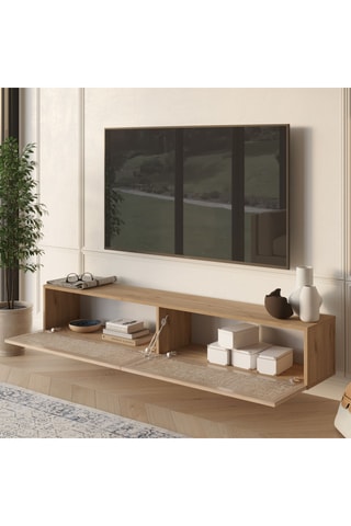 Meuble TV 2 abattants - 180 x 30 x 30 cm