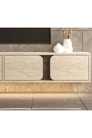 Meuble TV 3 portes - 180 x 30 x 30 cm