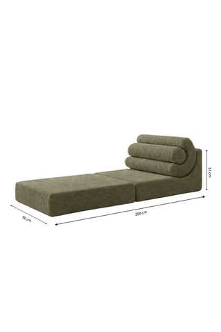 Chauffeuse convertible - Vert