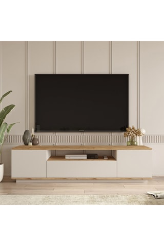 Meuble TV 3 étagère - 180 x 44,6 x 44,5 cm