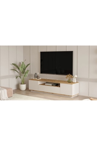 Meuble TV 3 étagère - 180 x 44,6 x 44,5 cm