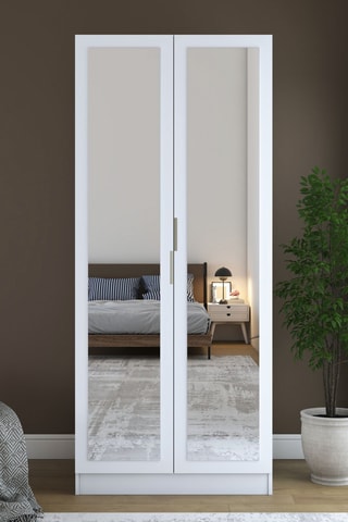 Armoire 2 étagères - 210 x 90 x 57,5 cm