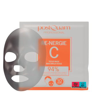 Maschera in tessuto - Vitamina C - Tutti i tipi di pelle - Viso