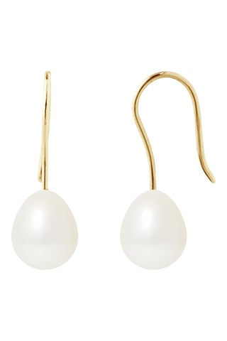 Boucles d'oreilles - Or jaune et perles de culture d'eau douce