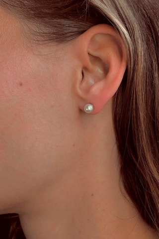Puces - Argent et perles