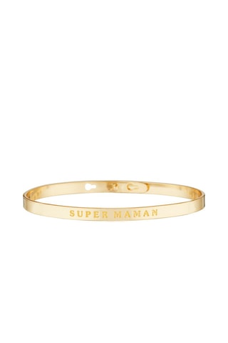 Jonc Super maman - Doré