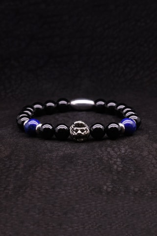 Bracelet Adalsinde - Onyx et lapis lazuli