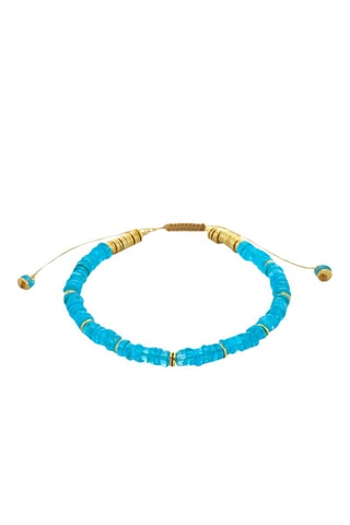 Bracelet - Plaqué or jaune et apatites