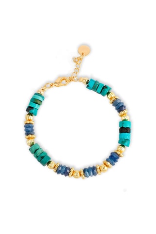 Bracelet - Turquoises et disthènes