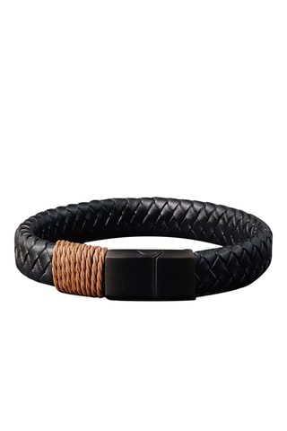 Bracelet en cuir - Noir