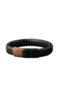 Bracelet en cuir - Noir