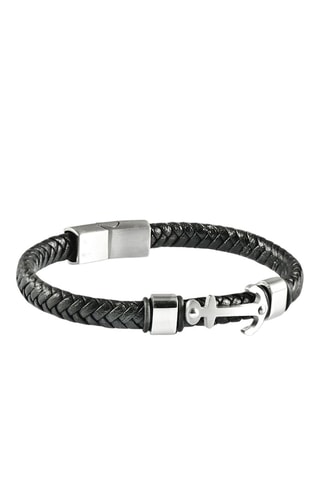 Bracelet en cuir - Noir