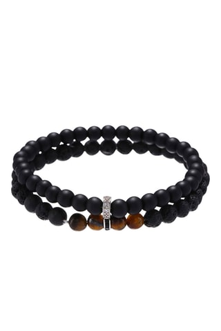 2 bracelets - Oeils-de-tigre