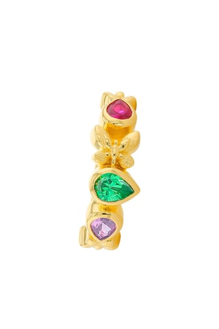 Bague dorée à l'or fin jaune
