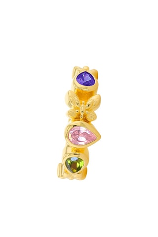 Bague dorée à l'or fin jaune