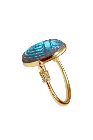 Bague - Argent et labradorite