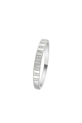 Alliance Linéa - Or blanc et diamants