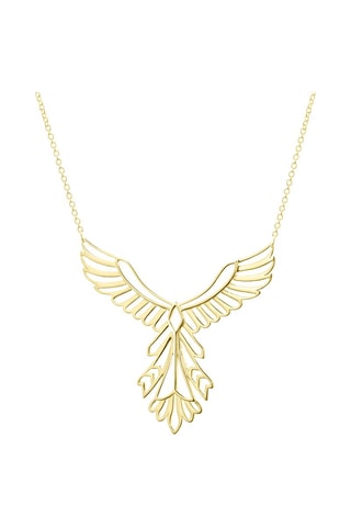 Collar bañado en oro fino amarillo