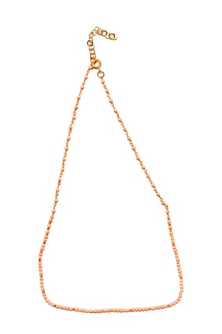 Collier doré à l'or fin jaune - Opales