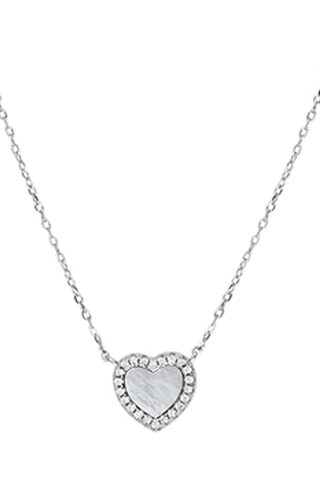 Collier - Argent et nacre