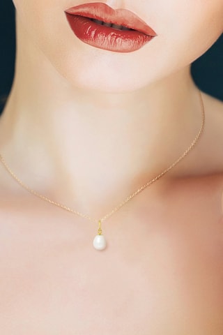 Pendentif - Or jaune et perle de culture d'eau douce