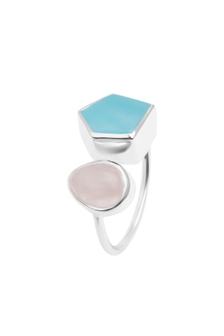 Anillo - Plata y cuarzo