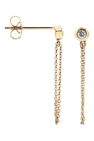 Boucles d'oreilles - Or jaune et diamants