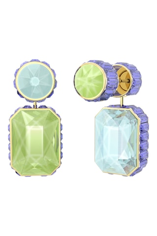 Boucles d'oreilles dorées à l'or jaune Orbita