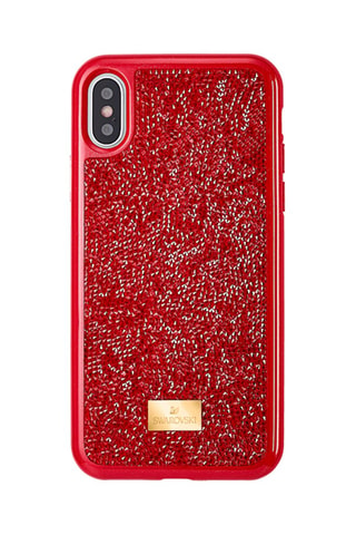 Coque iPhone X/XS Glam Rock - Rouge