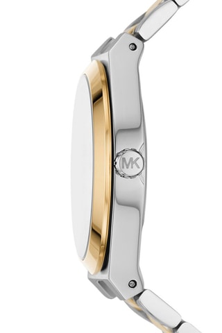 Montre à quartz en acier - Argenté et doré