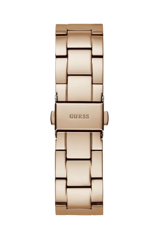 Montre à quartz en acier - Doré rose
