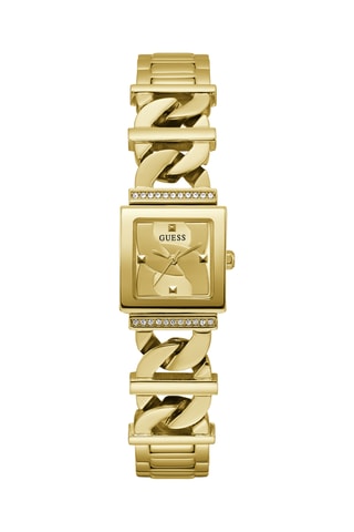 Montre à quartz en acier - Doré