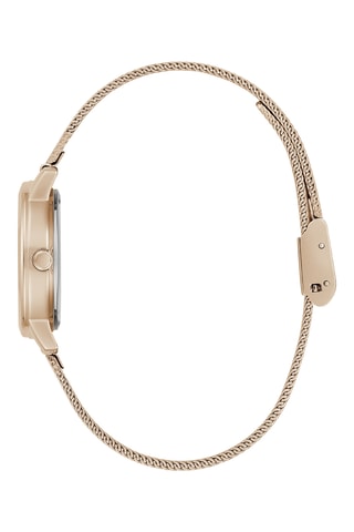 Montre à quartz en acier - Doré et argenté