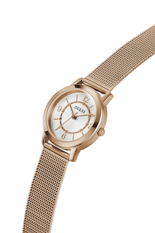 Montre à quartz en acier - Doré et argenté