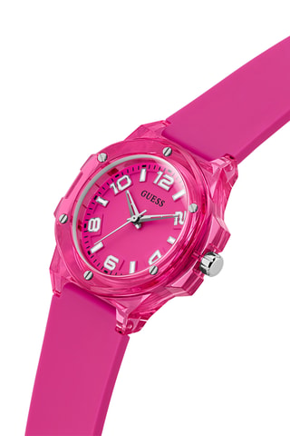 Montre à quartz en silicone - Rose