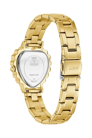 Montre à quartz en acier - Doré et rose
