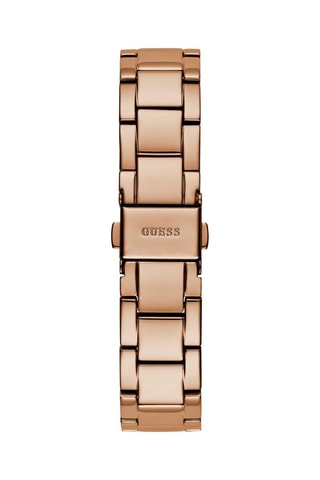 Montre à quartz en acier Doré rose