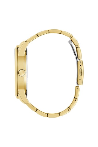 Montre à quartz en acier - Doré
