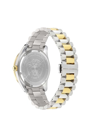 Montre à quartz en acier - Argenté et doré