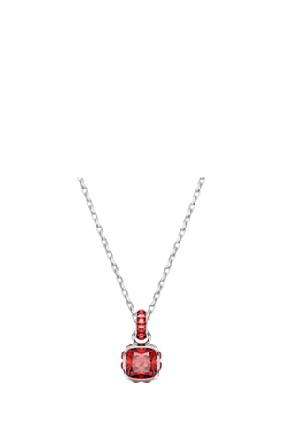 Collier Birthstone - Rouge
