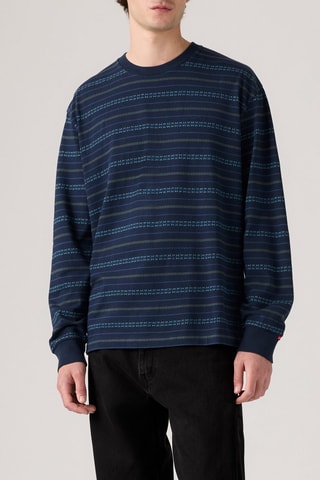 T-shirt Authentic - Noir et bleu