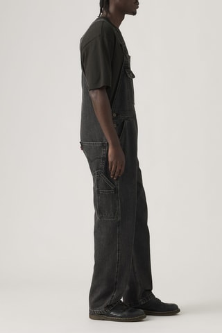 Salopette en jean loose Overalls - Noir