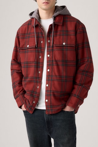 Surchemise à capuche Francisco Sherpa - Rouge