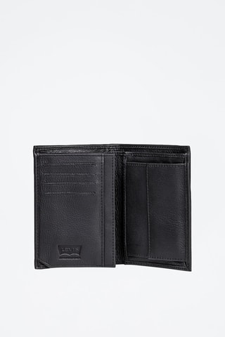Portefeuille en cuir Vintage - Noir