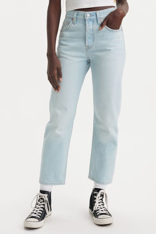 Jean 501® Crop - Blanc, rouge et marron